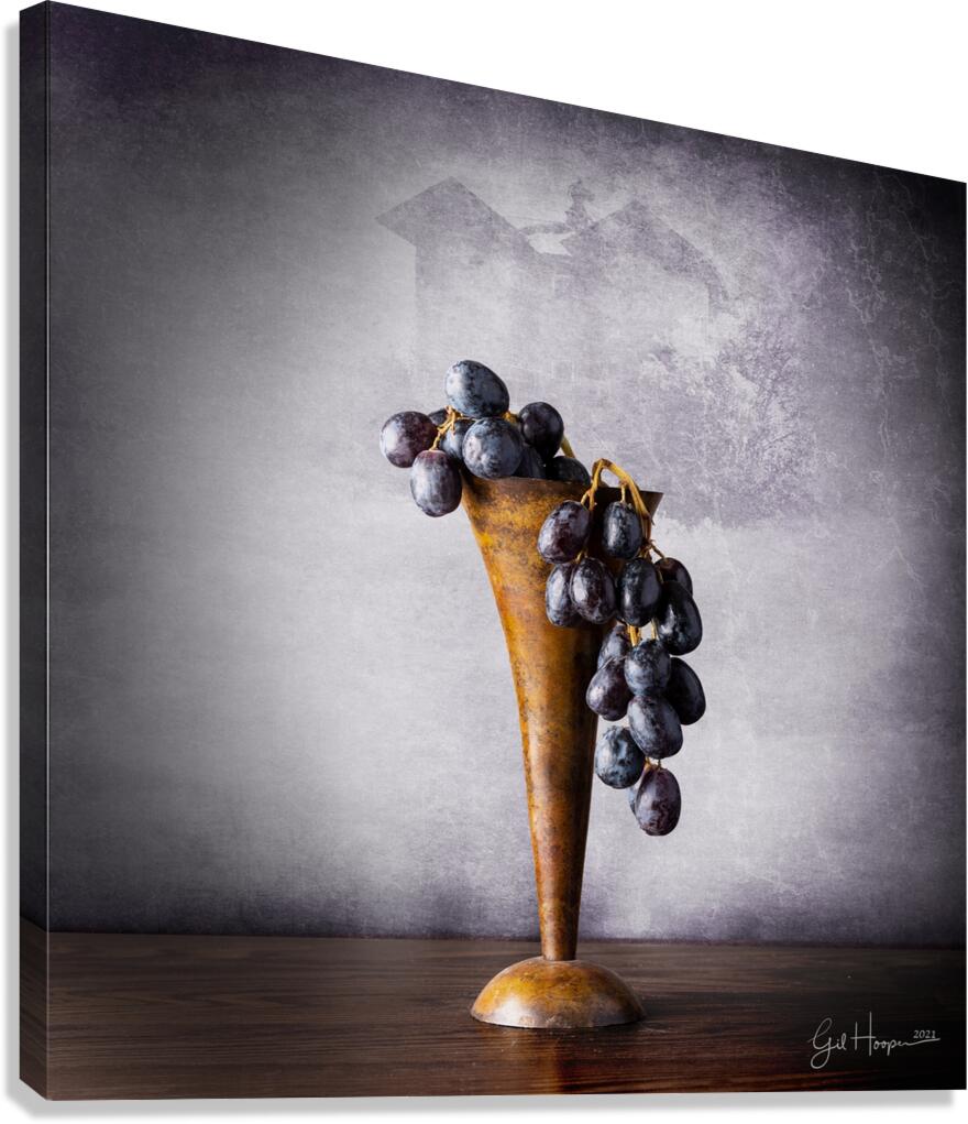 Grapes by Silo Canvas Print