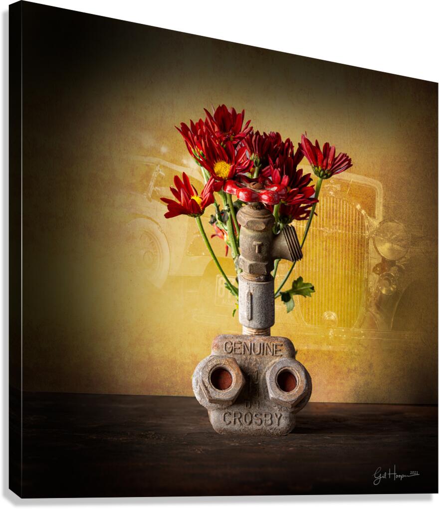 Flower in Valve Nbr 3 Canvas Print