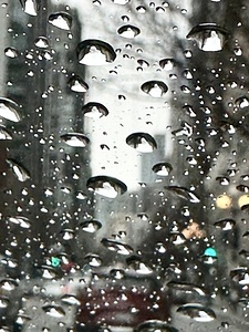 Pioneer Square on 1st Ave - Rain in Seattle Series