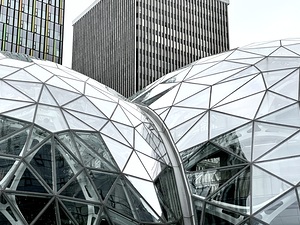 Amazon Spheres in Seattle Washington