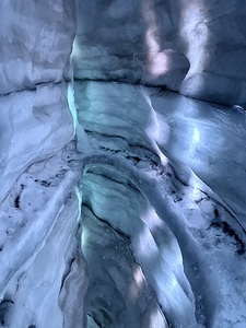 Ice Cave in Perlan Reykjavik Iceland