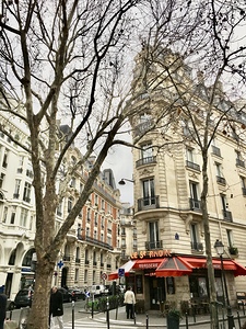 Place Saint Andre des Arts in Paris France