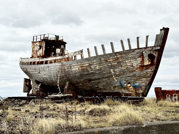Akranes Ship Ruin Iceland Print