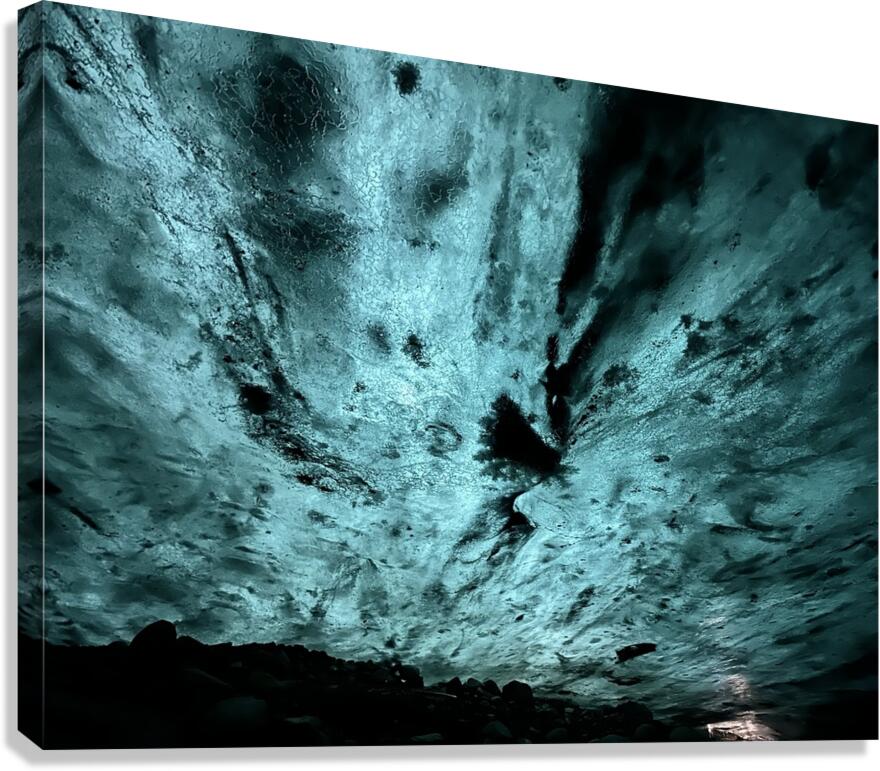 Ice Cave at Vatnajokull 4 Iceland Canvas Print