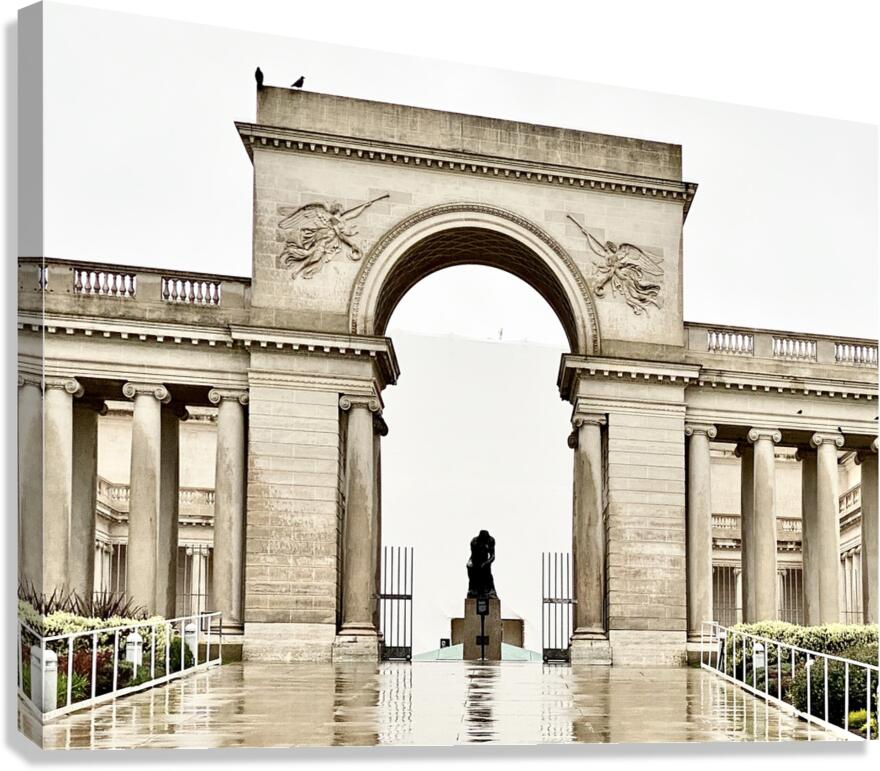 The Thinker in San Francisco California Canvas Print