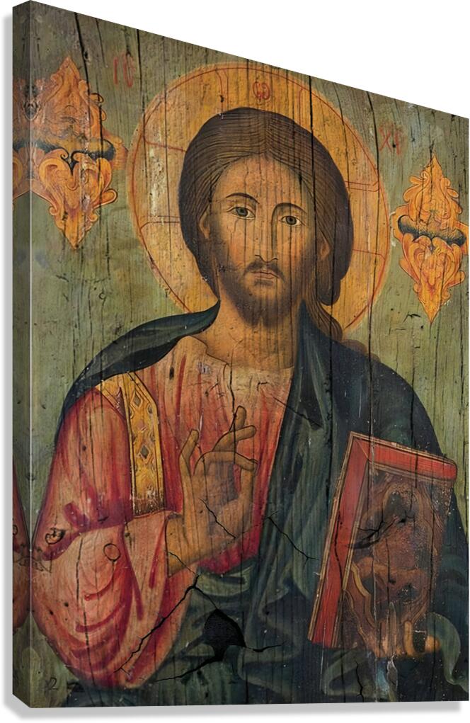 jesus icon Canvas Print