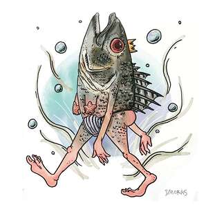 Backwards Mermaid