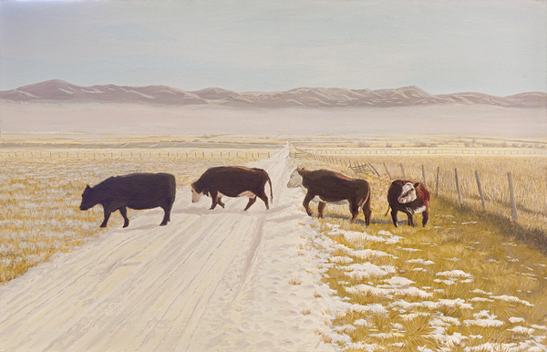 Challis Morning 24X36 by Rick Kuhn