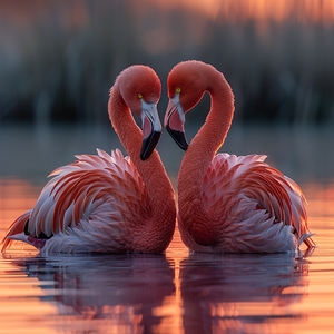 Dreamy Flamingos