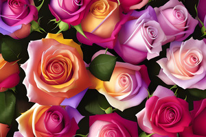 Colorful Roses