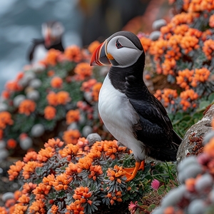 Fluffy Puffin