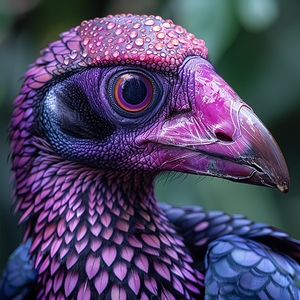 Purple Bird Beak