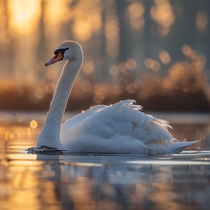 Reflective Swan