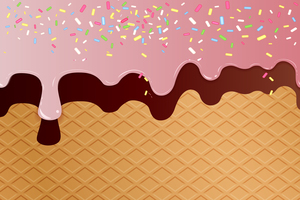 Light Rose Creamy Waffle Artwork