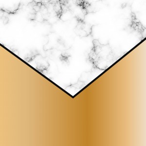 ABSTRACT GOLD MODERN MARBLE Print