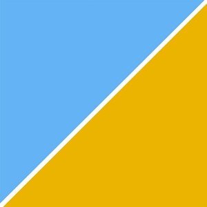 Blue and Yellow Abstract