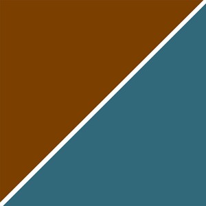 Chocolate and Teal Abstract