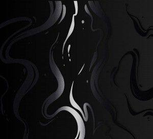 Classy Liquid Black Marble