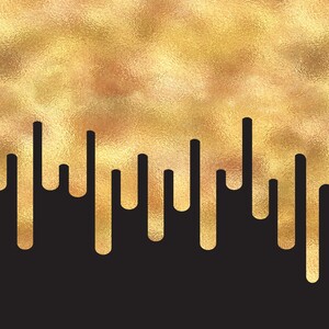 Dripping Gold Foil