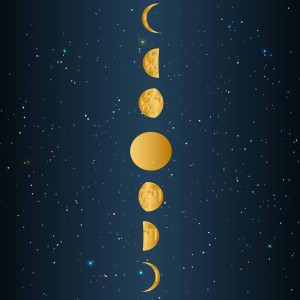 Golden Moon Phase 