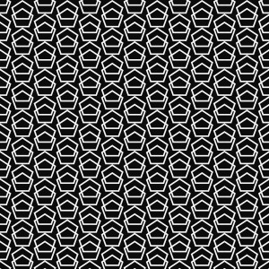 Hexa Pattern Print