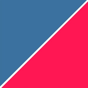 Muted Blue and Red Abstract