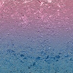 Pink and Blue Aluminum Foil