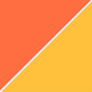 Red Orange and Mango Abstract