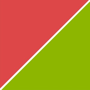 Red and Apple Green Abstract