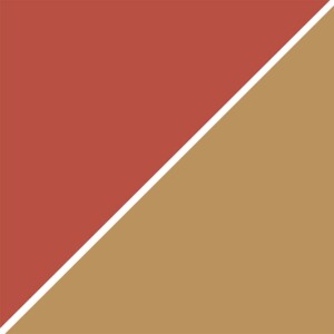 Scarlet and Tan Abstract