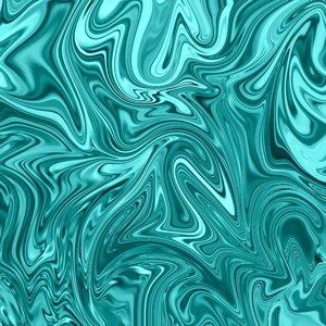 Teal Liquid Marble