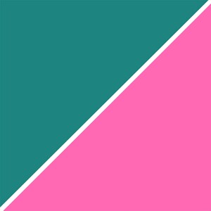Turquoise and Hot Pink Abstract