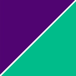 Turquoise and Violet Abstract