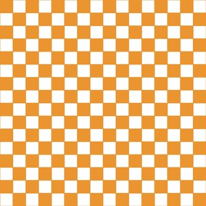 Orange Check Pattern