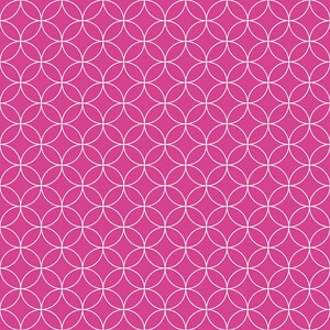 Pink Retro Circle Pattern