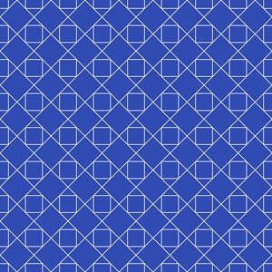 Purple Squares And Diamonds Pattern