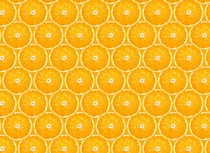 Orange Fruit Juicy Pattern