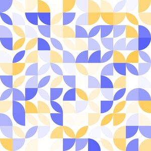 Yellow and Blue Geometry