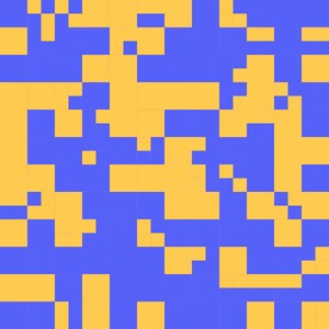 Blue Geometry Pattern