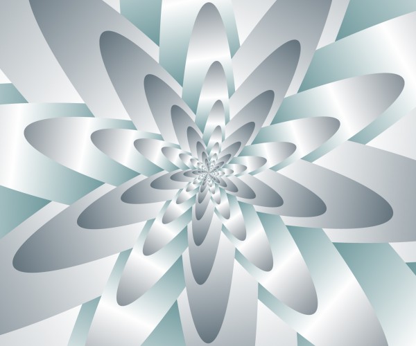 Ribbon Flower Print