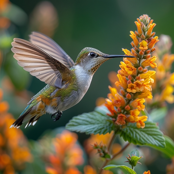 Pretty Humming Bird by rizu_designs