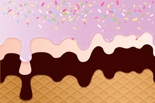Pink Chocolate Raspberry Waffle by rizu_designs