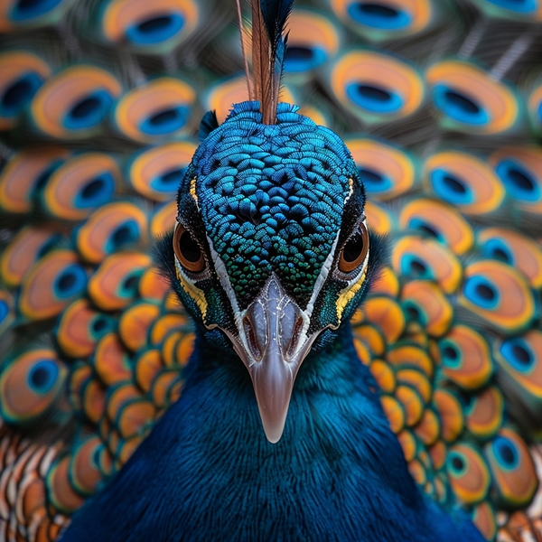 Captivating Peacock Print