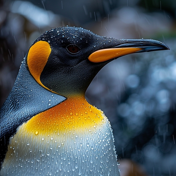 Wild Penguin Print