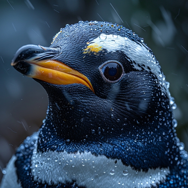 Arctic Harmony Penguin Print