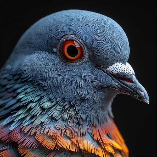 Pigeon Eye Print