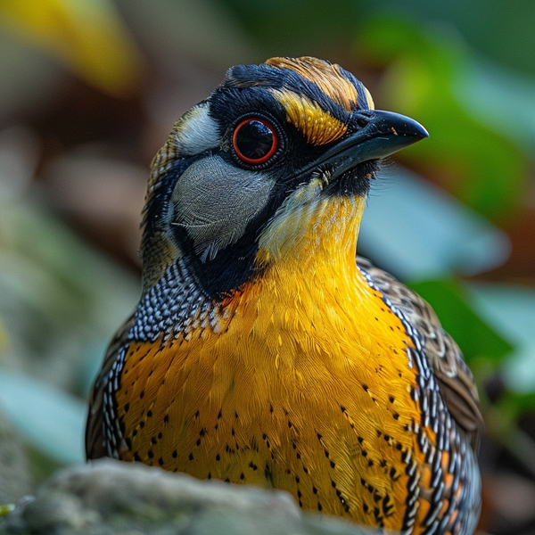 Yellow Quail Bird by rizu_designs