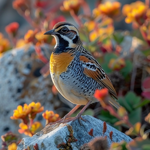 Adorable Quail Bird Print