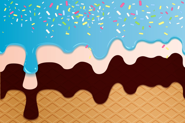 Berrylicious Waffle Print