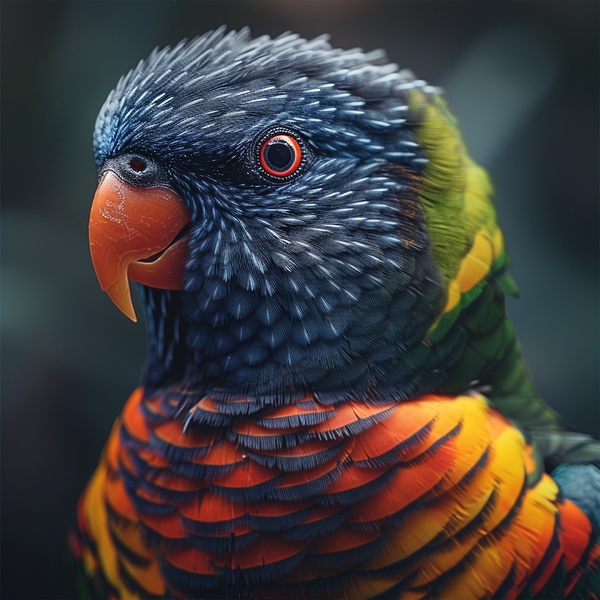 Rainbow Lorikeet Bird Print